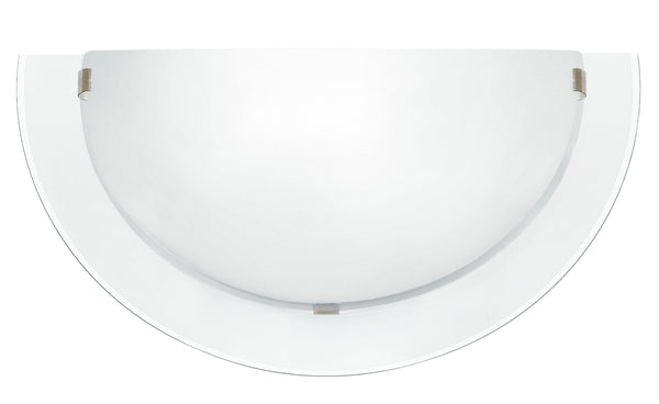 acquista Wandleuchte Lunette Transparenter Rand Double Satin White Glass Interior Modern E27 Environment I-061228-9