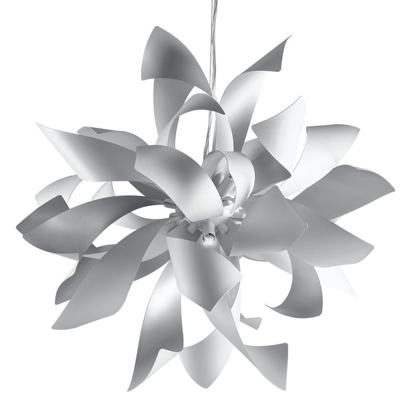 Pendelleuchte Weiß Silber Aluminium Modern Suspension G9 Ambiente I-BLOOM-S6 prezzo
