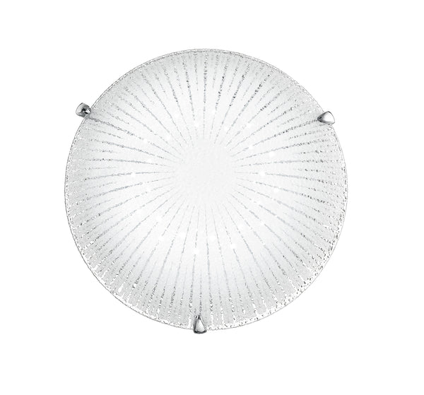 prezzo Moderne Deckenleuchte mit Rays-Dekoration Round Diamond Glass Led 15 Watt Natural Ambient Light I-CHANTAL / PL30