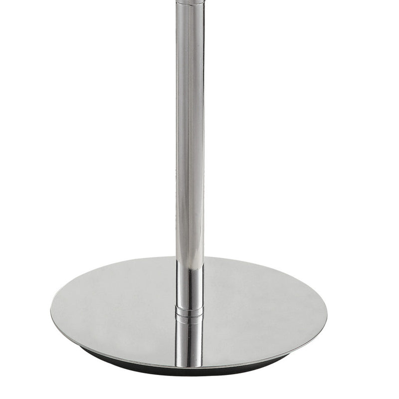Lumetto Cromo Metallo decoro simil Sassi Lampada da Tavolo Moderna E27 Ambiente I-DIONISO-L-CR-3