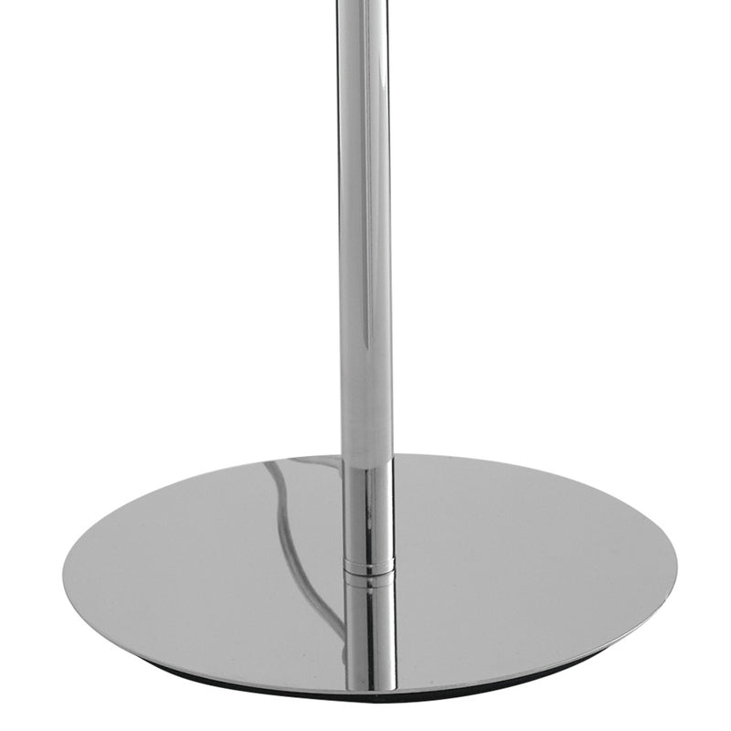 Lampada da tavolo Metallo Cromata decoro simil Sassi Moderna E27 Ambiente I-DIONISO-LG-CR-2