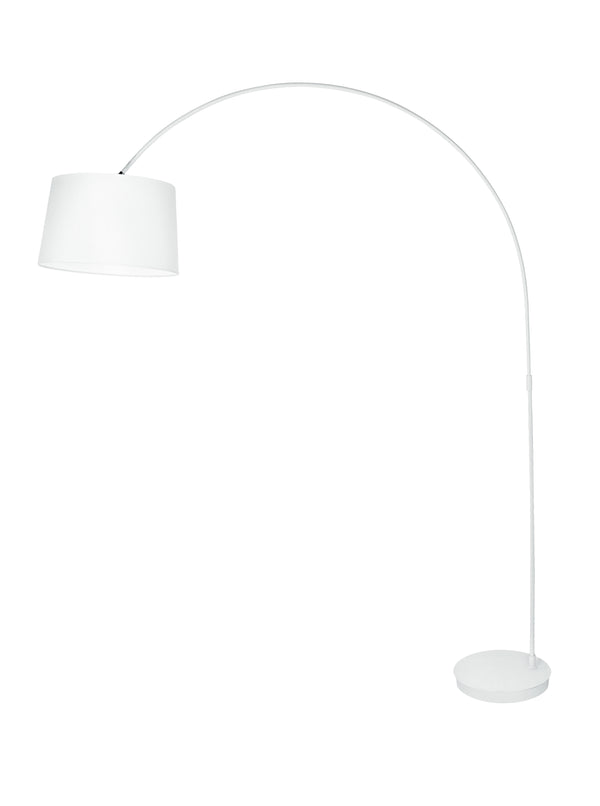 Bogenlampe Weißer Metallschirm Weißer Stoff Stehlampe Modern E27 Environment I-DREAM / PT sconto