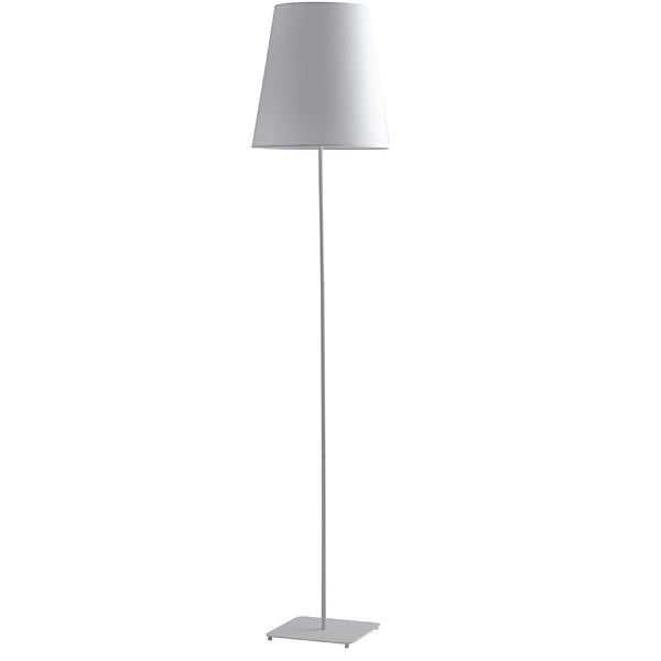 Stehlampe Minimal White Metal Lampenschirm White Fabric Stehlampe Modern E27 Environment I-ELVIS-PT sconto