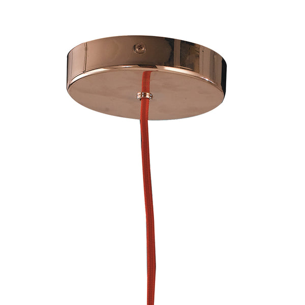 Aufhängung Kreis Metall Roségold Rot Kabel Modern Kronleuchter E27 Environment I-FRIDA/S40 online