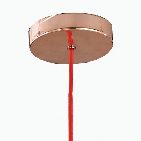 Kronleuchter Aufhängung Minimal Rot Kabel Metall Roségold Modern E27 Environment I-FRIDA / S50 online