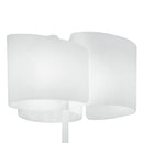 Piantana decoro Moderno Alluminio Vetro Bianco Lampada da Terra E27 Ambiente I-IMAGINE-PT-2