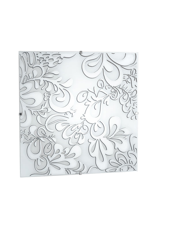 acquista Deckenleuchte Quadratisch Modern Glas Blumenschmuck Decke Wand E27 Umwelt I-KAPPA/Q POISON