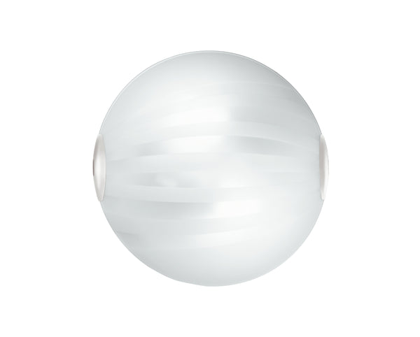 Runde Glas-Deckenleuchte mit Dekoration aus Satinbändern Klassische Lampe Interieur E27 Umgebung I-KUNA/PL30 acquista