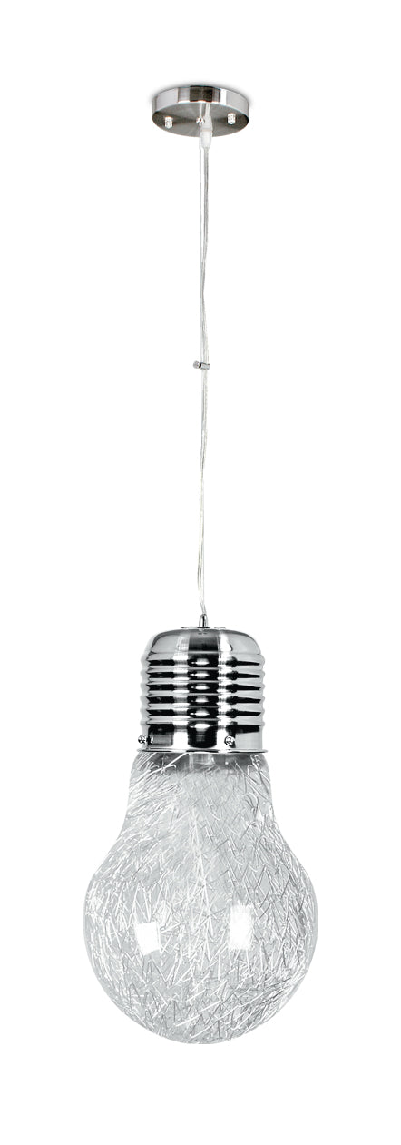 Aufhängung Anhänger Weben Drähte Aluminium Glasbirne Modern E14 Umwelt I-LAMPD / SOSP.15 prezzo
