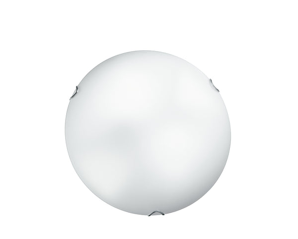 Einfache weiße runde Deckenleuchte aus satiniertem Glas Interieur Classic E27 Environment I-OBLO/PL40 online