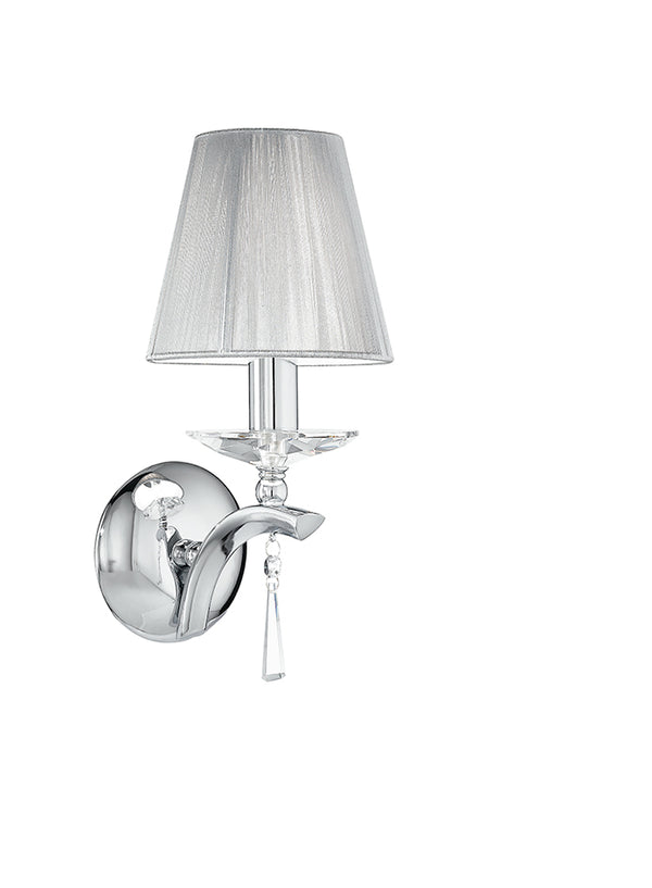 acquista Applikation Elegant Metal Crystal K9 Stoff Lampenschirm Classic Lamp E14 Environment I-ORCHESTRA / AP1