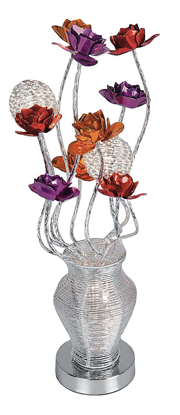 Stehlampe Vase Aluminium handgeflochten Dekor Multicolor Blumen Modern 20 Watt G4 Environment I-SANREMO / PT3 COLOR prezzo