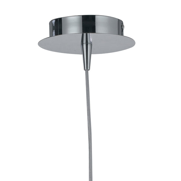 Aufhängung Lampenschirm aus verchromtem Metall Transparentes satiniertes Glas Moderner Kronleuchter G9 Environment I-SKYLINE/S1 prezzo