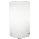 Lampada da Tavolo metallo paralume Cilindrico Vetro Bianco Interno Moderno E14 Ambiente I-STREET/L-2