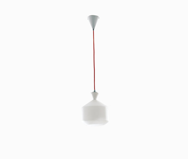 online Hängelampenschirm aus Opalglas Rotes Kabel Moderner Kronleuchter E27 Environment I-SUGAR-C
