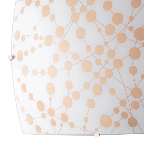 Moderne Deckenleuchte Pois Orange Glass Square Led Lamp 28 Watt Natural Ambient Light I-SUMMER / PL40 online