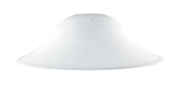 acquista Alabaster Weiß Glas Hängelampenschirm 43x18 cm F42 Ambiente I-V07004304202000