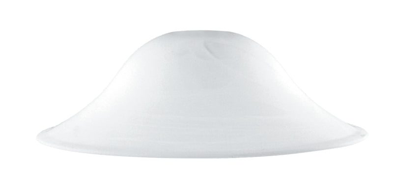 Paralume per Sospensione Vetro Bianco Alabastro 43x18 cm F42 Ambiente I-V07004304202000-1