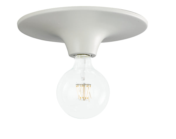 Moderne Deckenleuchte Weiß Metall Lampe Minimal Decke Wand E27 Environment I-VESEVUS acquista