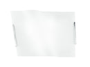 Plafoniera Onda Vetro Bianco Moderna Soffitto Parete E27 Ambiente I-YH/ONDA/50-1