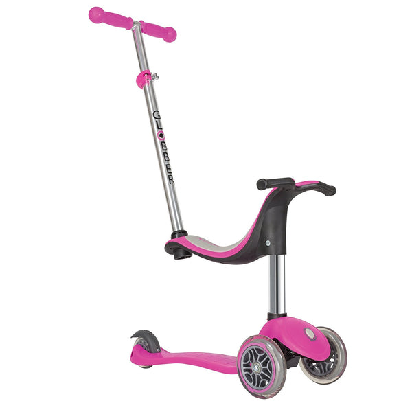 prezzo Globber Pink 3 Wheel Evo 4 in 1 Dreirad Scooter