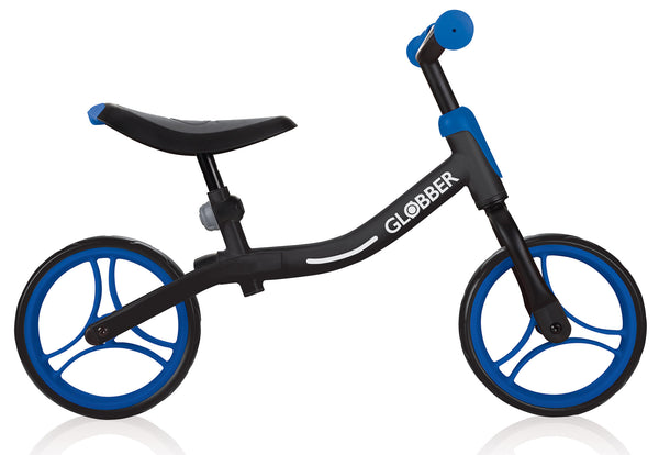 sconto Pädagogisches Fahrrad für Kinder 10" ohne Pedale Globber Go Bike Schwarz und Blau