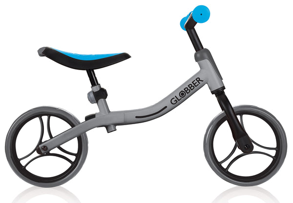 Pädagogisches Fahrrad für Kinder 10" ohne Pedale Globber Go Bike Grau und Blau acquista