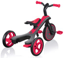 Passeggino Triciclo per Bambini con Maniglione e Tettuccio Globber Explorer Trike 4 in 1 Rosso-8