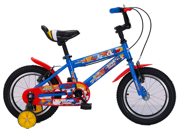 Bicicletta per Bambino 14" 2 Freni V-Brake Magik-Bike Supermagik Blu e Rossa online