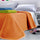 Decke aus Wollmischung 350gr Cober Jenny Orange