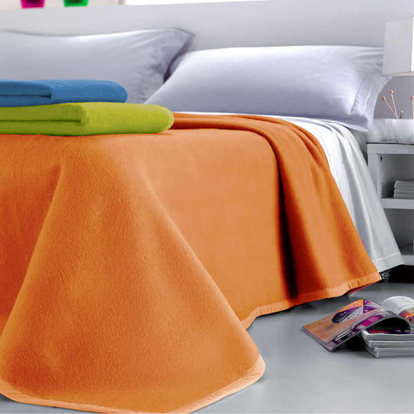 acquista Decke aus Wollmischung 350gr Cober Jenny Orange