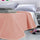 Decke aus Wollmischung 350gr Cober Jenny Blush Pink