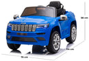 Macchina Elettrica per Bambini 12V Jeep Grand Cherokee Blu-5