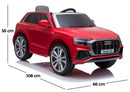 Macchina Elettrica per Bambini 12V Audi Q8 Rossa-5