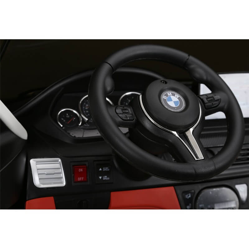 Macchina Elettrica per Bambini Maxi SUV 2 Posti 12V BMW X6M Bianco-10