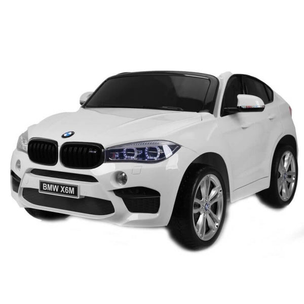online Elektroauto für Kinder Maxi SUV 2 Sitze 12V BMW X6M Weiß