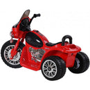Moto Elettrica Polizia per Bambini 6V Police Rosso-3