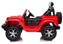 Macchina Elettrica per Bambini 12V 2 Posti Jeep Wrangler Rubicon Rossa-2