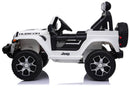 Macchina Elettrica per Bambini 12V 2 Posti Jeep Wrangler Rubicon Bianca-2