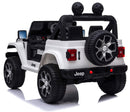 Macchina Elettrica per Bambini 12V 2 Posti Jeep Wrangler Rubicon Bianca-4