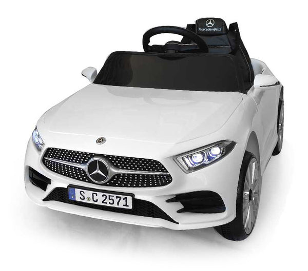 sconto Elektroauto für Kinder 12V Mercedes CLS 350 AMG Weiß