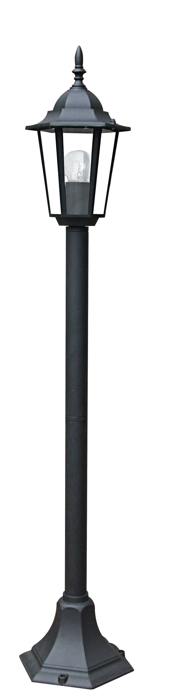 Externer Mast Schwarzer wasserdichter Diffusor aus Aluminium E27 Intec LANT-MILANO/P1 prezzo