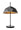 Lampada da Tavolo Ø37xH60 cm in Cartone Riciclato e Metallo Egg Nero