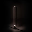 Lampada da Terra a LED 10x18xH125 cm in Metallo e Marmo Naos Bianco-2