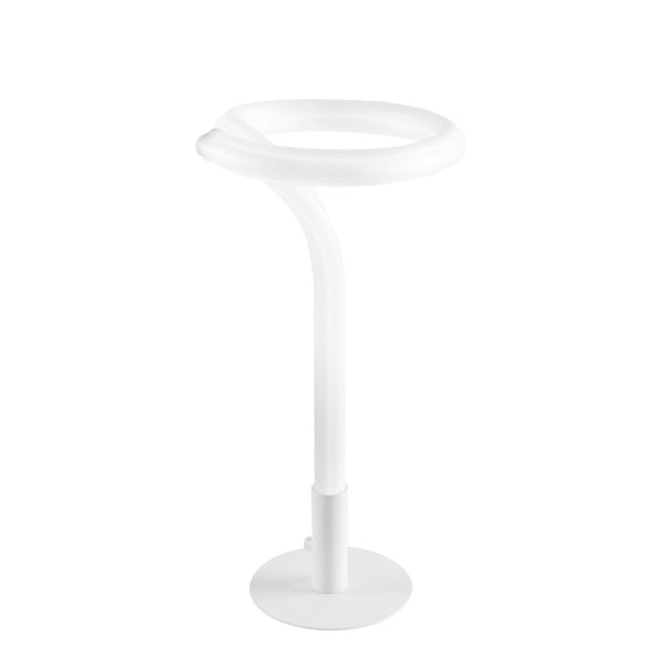 Lampada da Tavolo Led 23,2x23,2x42 cm in Metallo Astra Bianco Goffrato prezzo