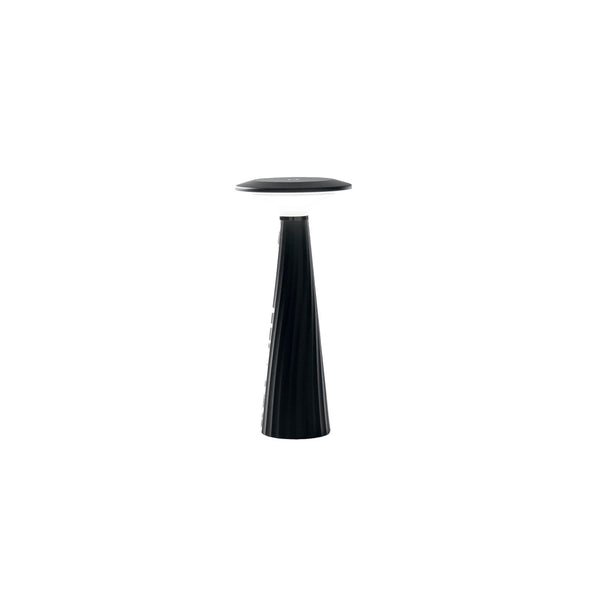 online Lampada da Tavolo 13x13x28,5 cm in Policarbonato Vertigo Nero