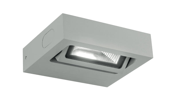 Verstellbare Aluminium-Silber-Außenwandleuchte Led 3 Watt Warmes Licht Intec LED-BETA-AP1 prezzo