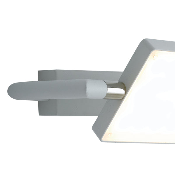 acquista Verstellbare Bücherwandleuchte Aluminium Weiß Led 17 Watt Warmes Umgebungslicht LED-BOOK-AP