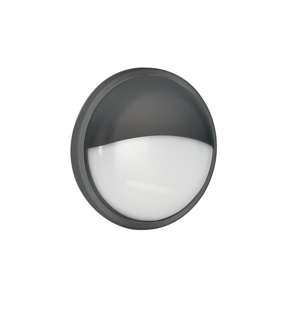 Runde Anthrazit-Deckenleuchte mit Augenlid Externer Opal-Diffusor Led 30 Watt 4000 K Intec LED-EVER-XLP acquista