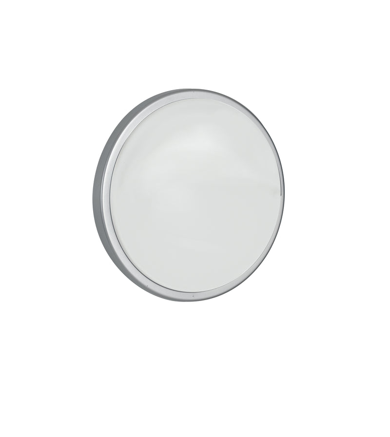 Plafoniera Silver Tonda Tenuta Stagna Diffusore Opale Led 30 watt Luce Naturale Intec LED-EVER-XL-1